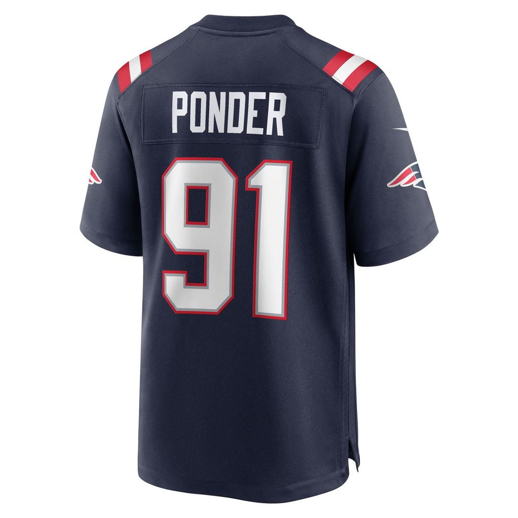 Elijah Ponder New England Patriots Team Jersey - Navy