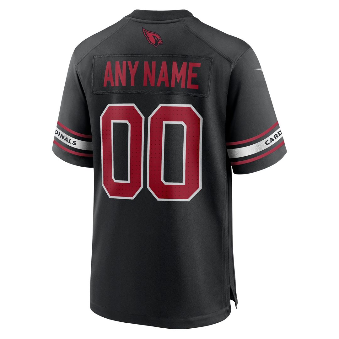 Arizona Cardinals Alternate Custom Jersey - Black