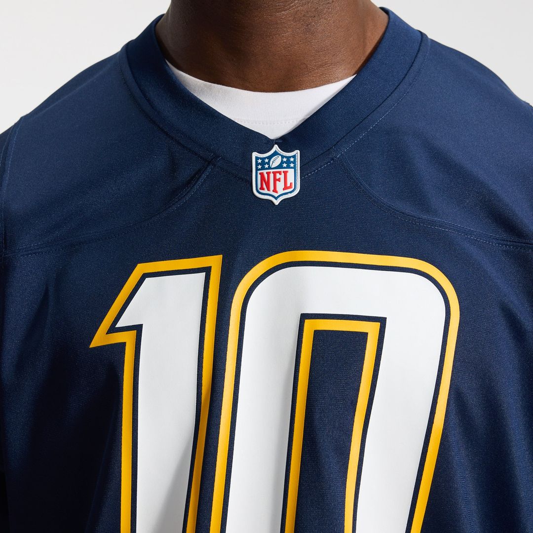 Justin Herbert Los Angeles Chargers Player Jersey - Powder Blue