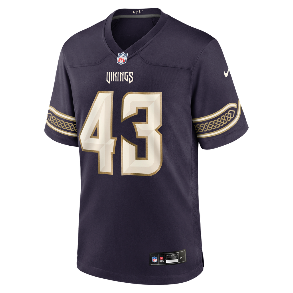 Andrew Van Ginkel Minnesota Vikings 2026 Rivalries Collection Jersey - Purple