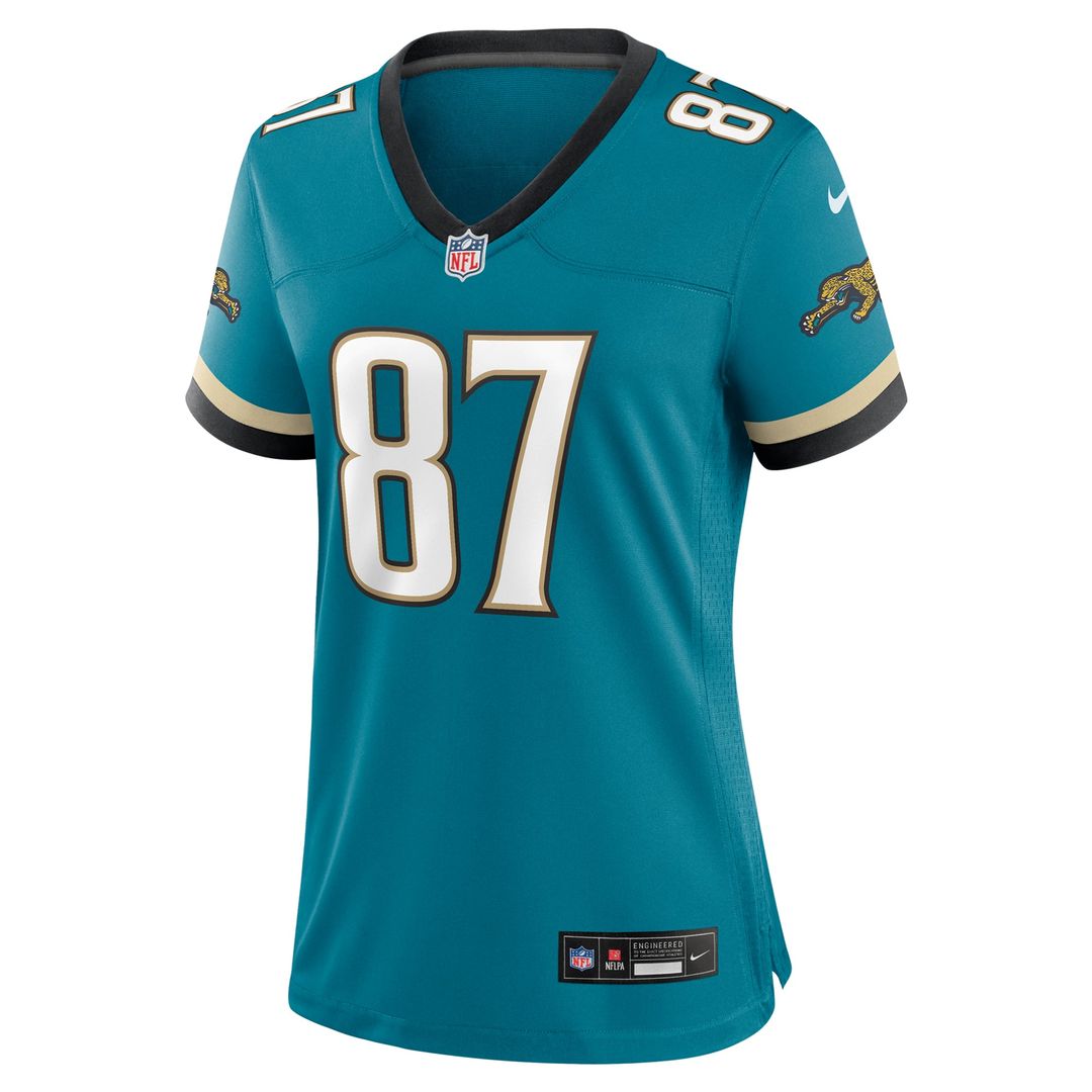 Keenan McCardell Jacksonville Jaguars Women's Prowler Throwback Retired Player Jersey - Teal