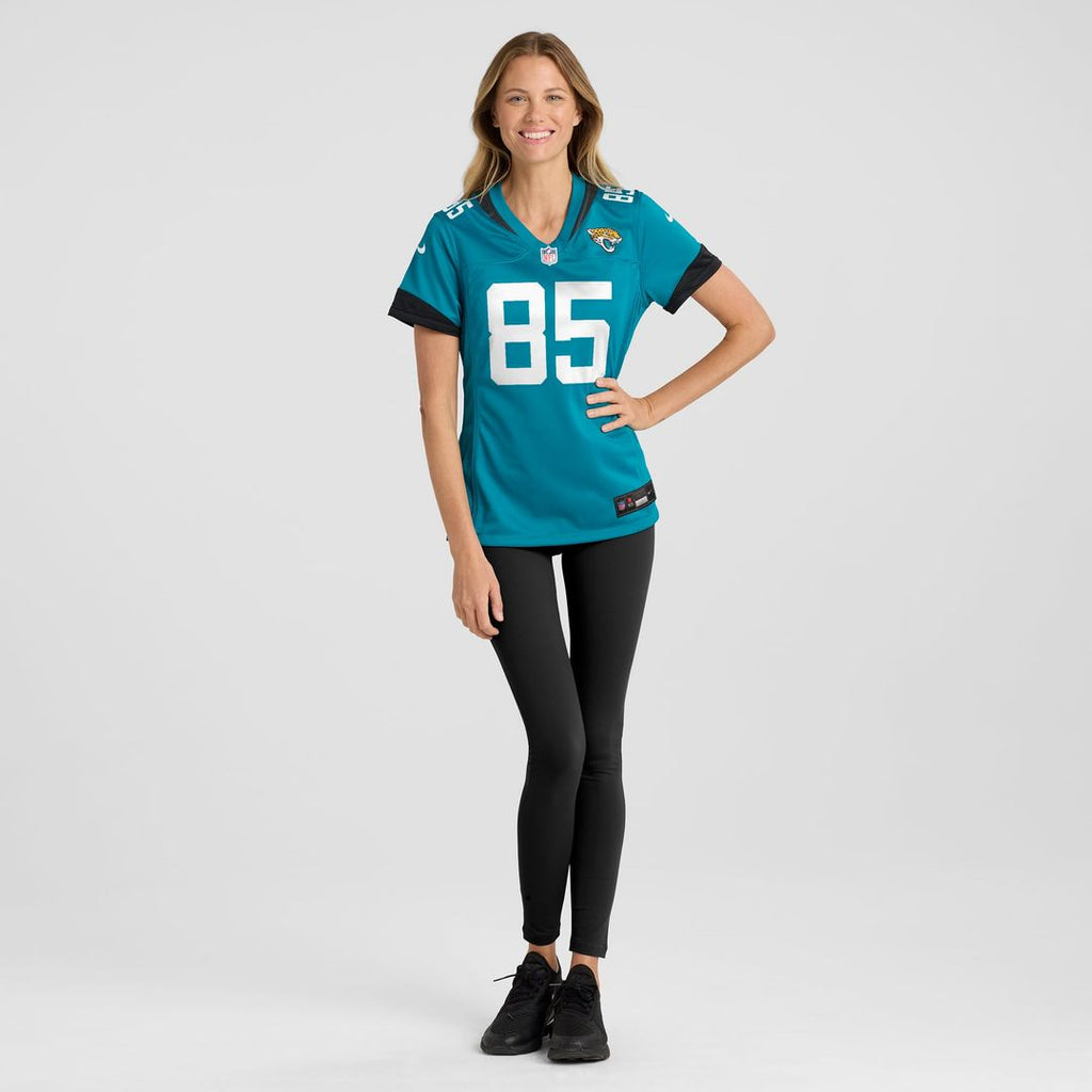 Brenton Strange Jacksonville Jaguars Women's Team Jersey - Teal