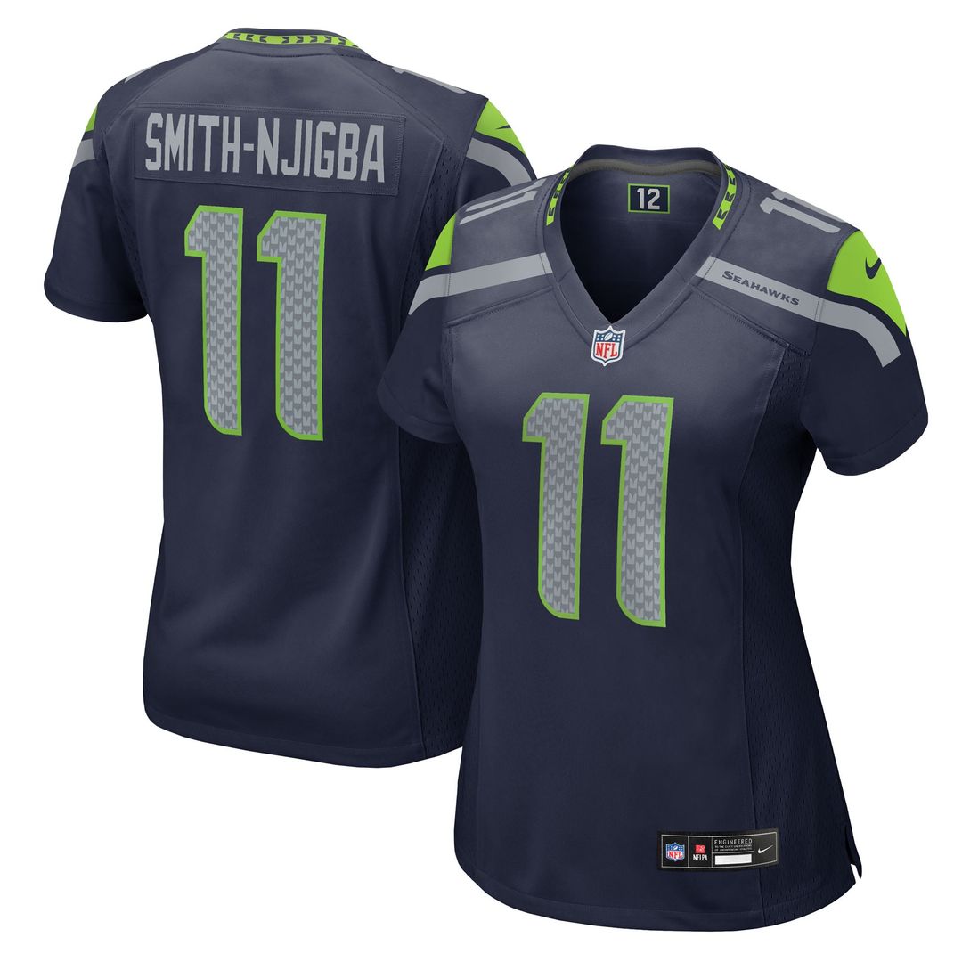 Jaxon Smith-Njigba Seattle Seahawks Women's Team Jersey - College Navy