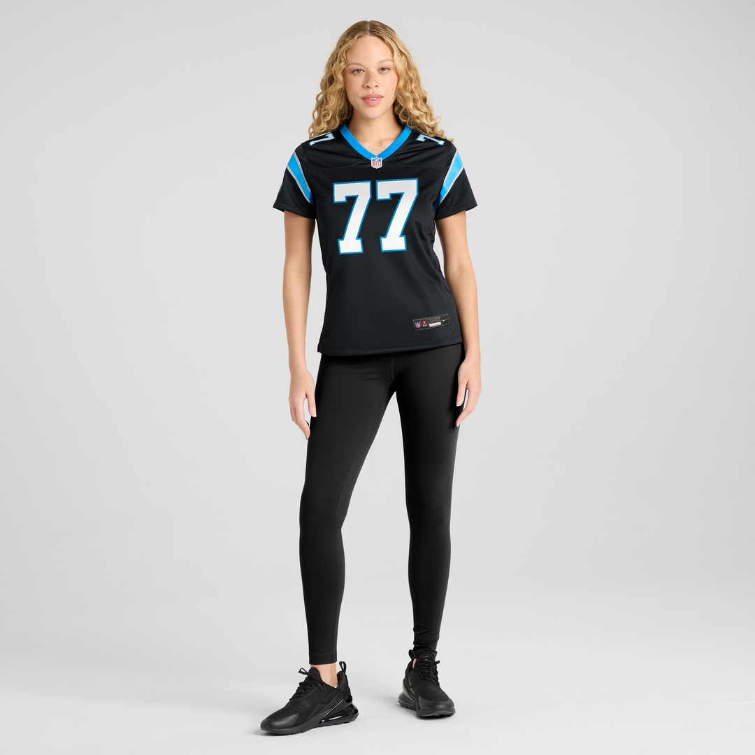 Luke Fortner Carolina Panthers Women's Team Jersey - Black