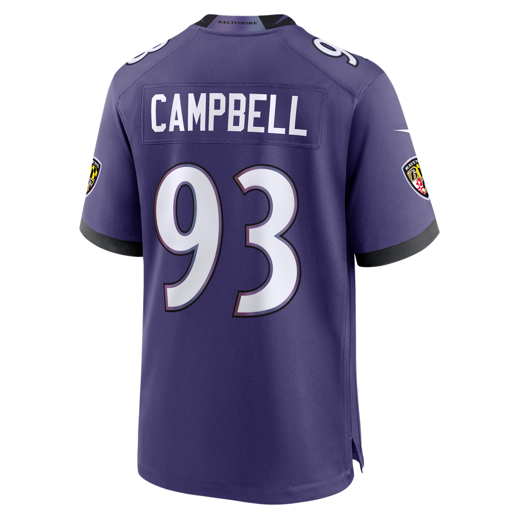 Calais Campbell Baltimore Ravens Team Jersey - Purple