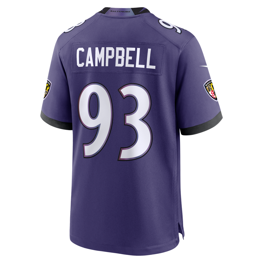 Calais Campbell Baltimore Ravens Team Jersey - Purple