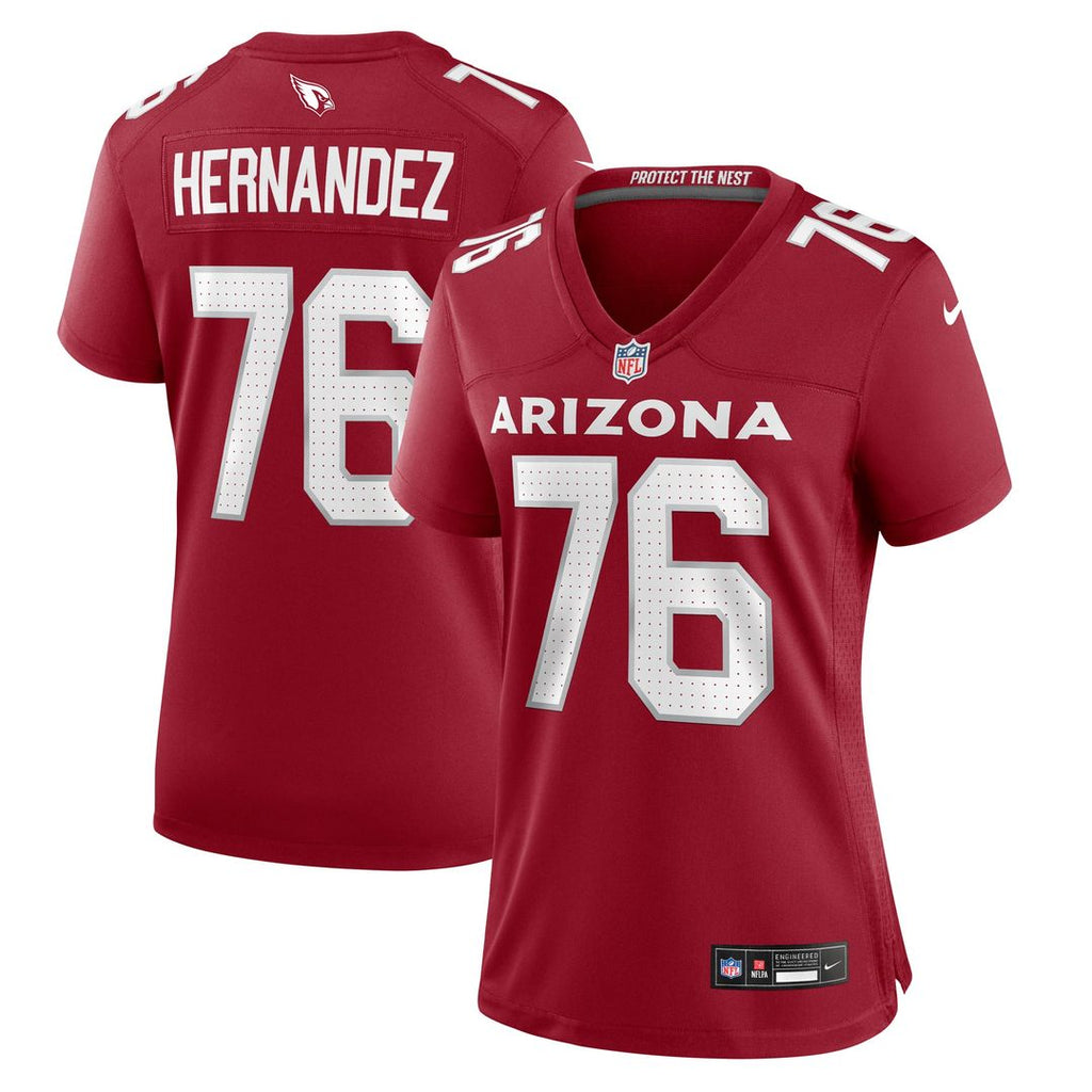 Will Hernandez Arizona Cardinals Women's Jersey - Cardinal