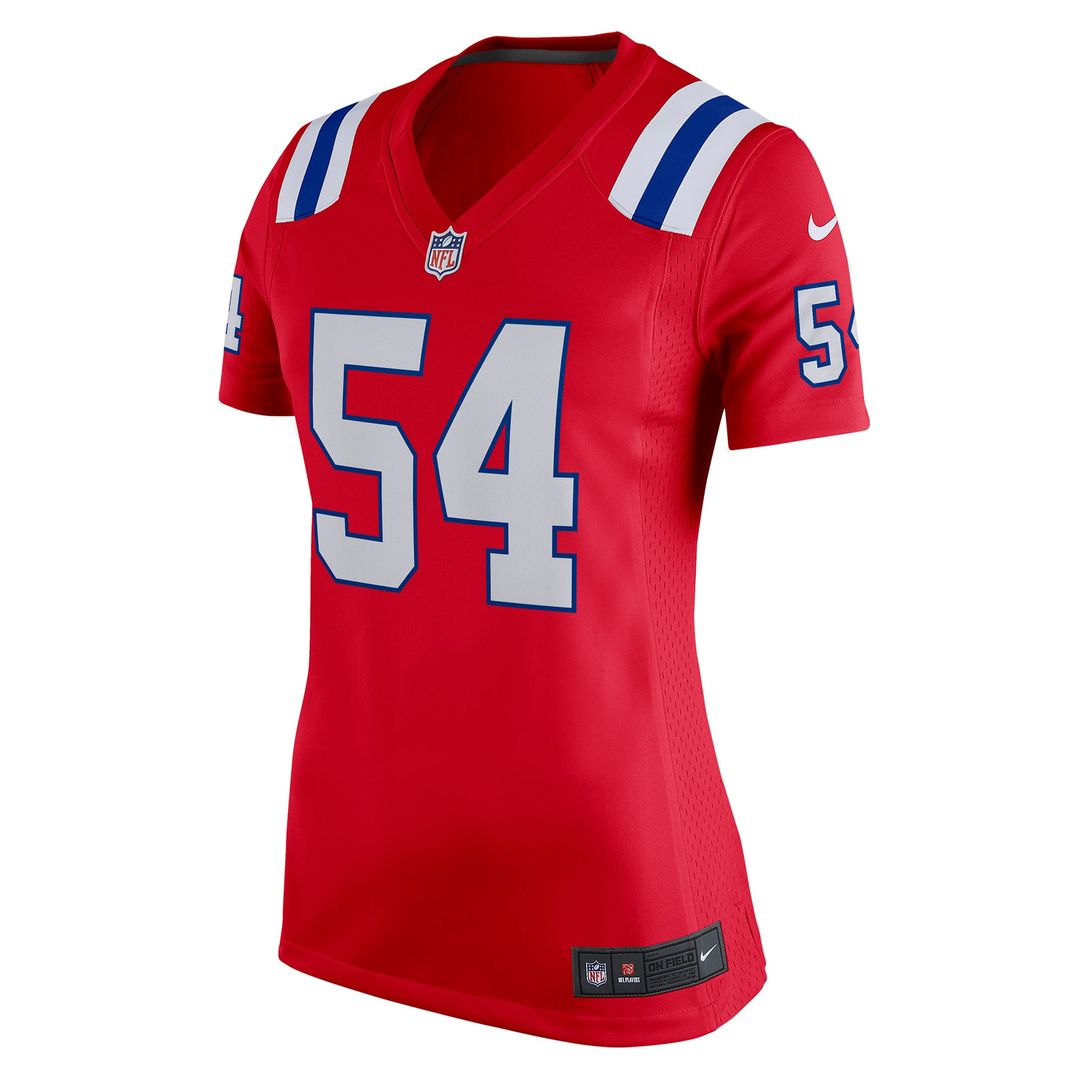 Tedy Bruschi New England Patriots Women's Retired Jersey - Red