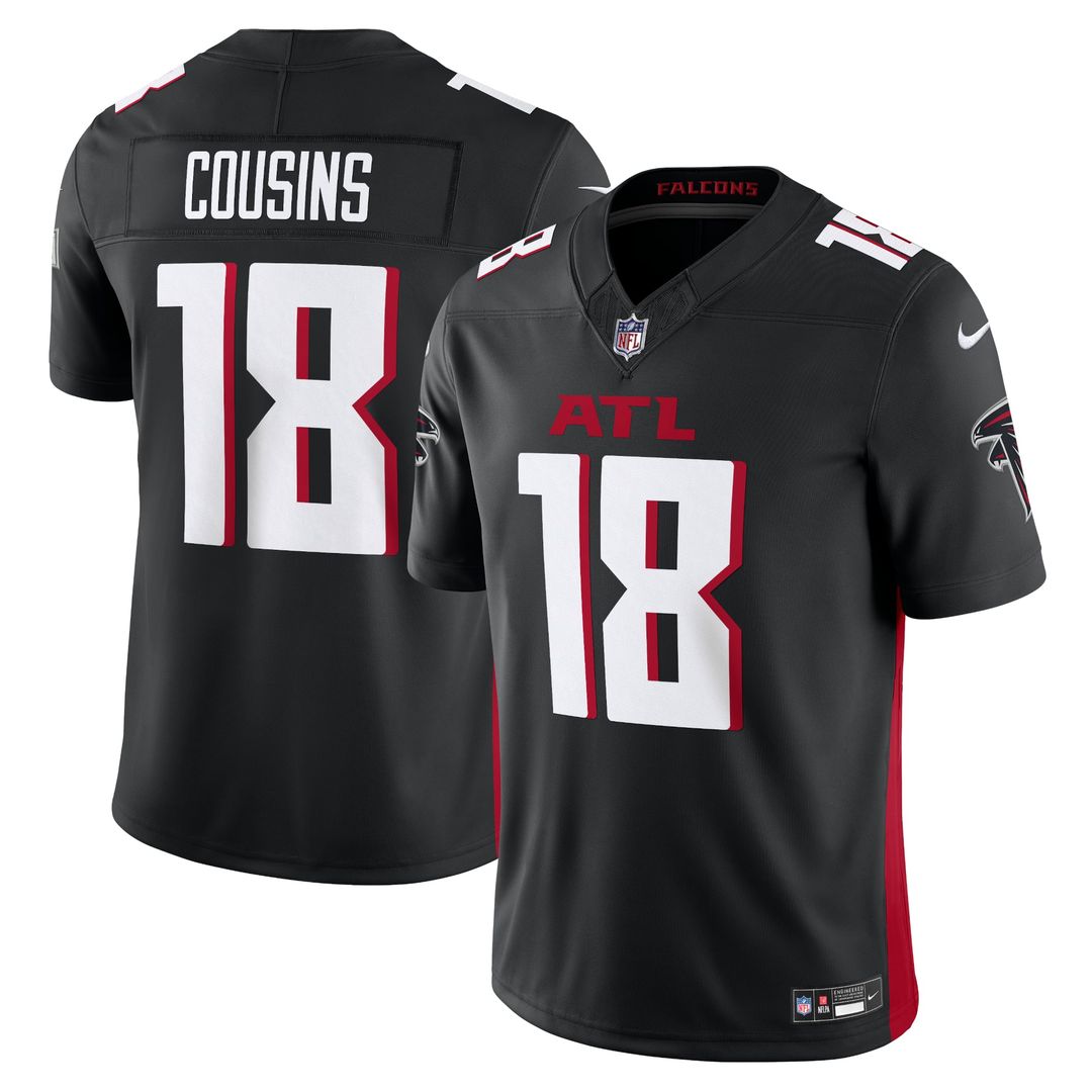 Kirk Cousins Atlanta Falcons Jersey - Black