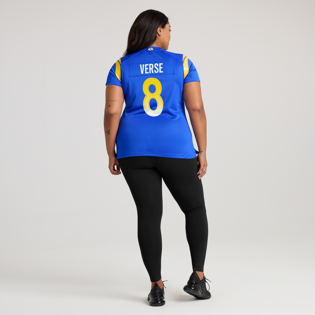 Jared Verse Los Angeles Rams Women's Jersey - White