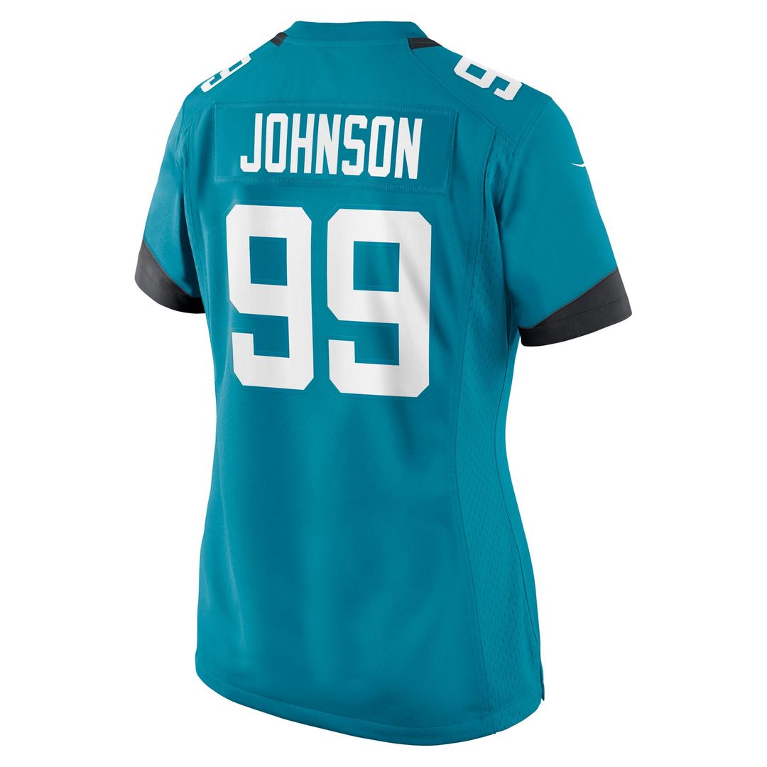 Austin Johnson Jacksonville Jaguars Women's Team Jersey - Teal