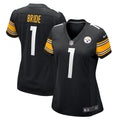 Number 1 Bride Pittsburgh Steelers Women's Jersey - Black