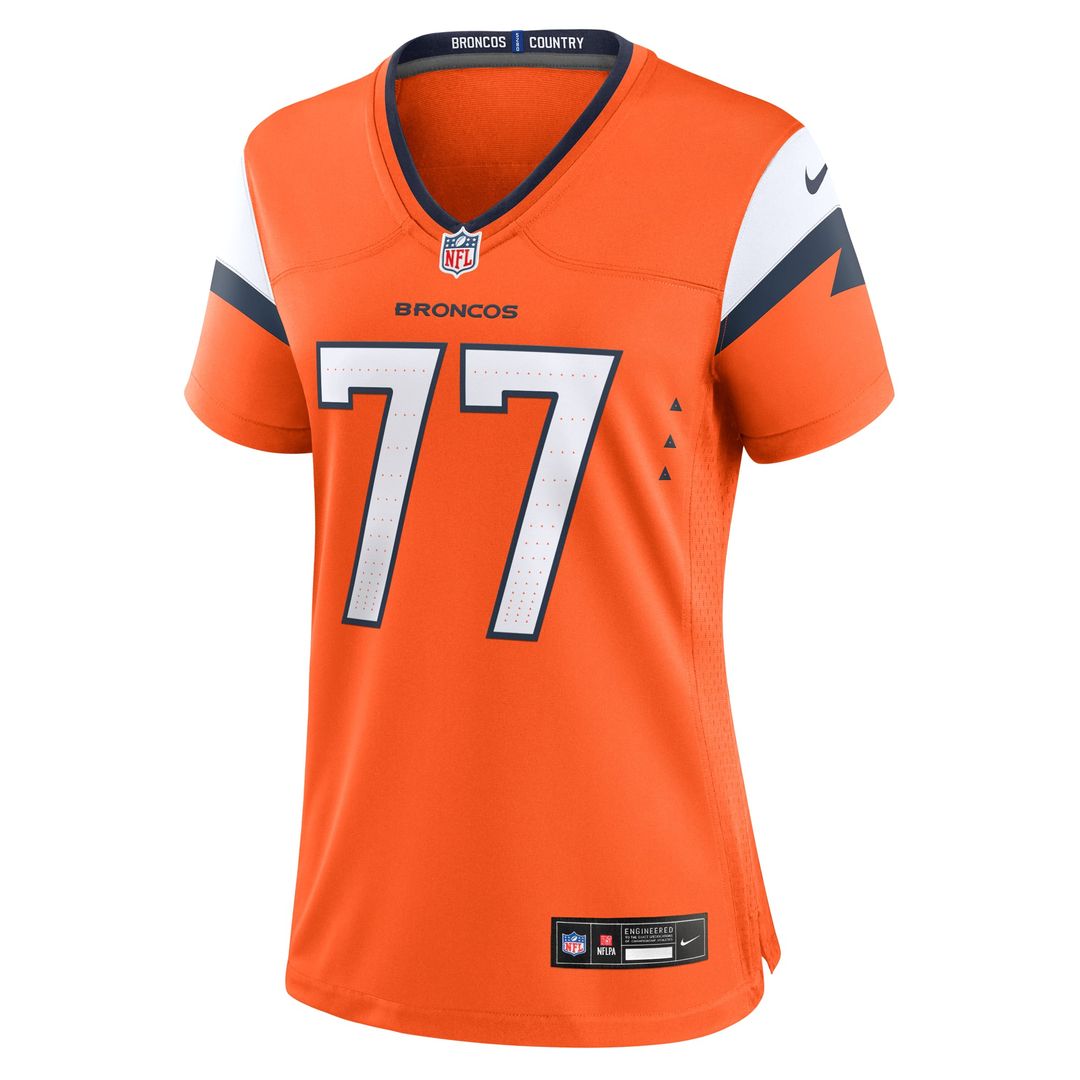 Quinn Meinerz Denver Broncos Women's Team Jersey - Orange