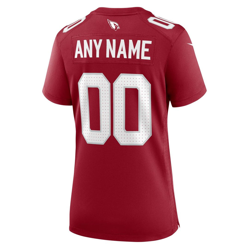 Arizona Cardinals Women's Custom Jersey - Cardinal