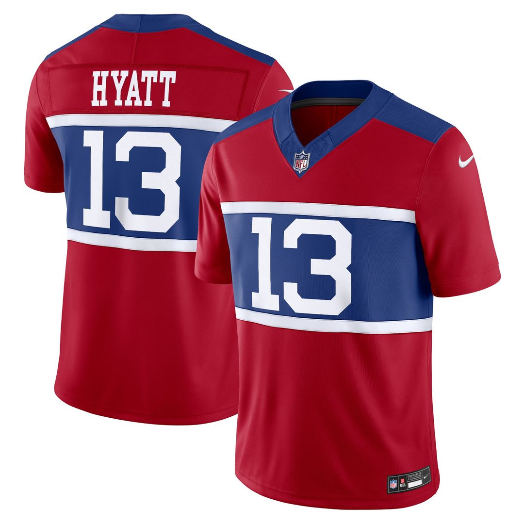 Jalin Hyatt New York Giants Alternate Jersey - Century Red