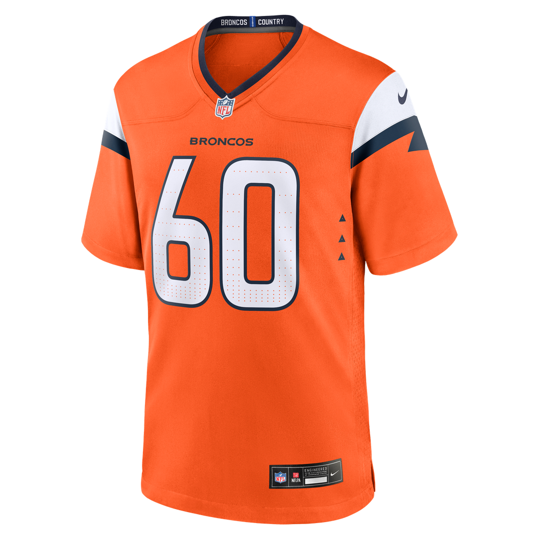 Luke Wattenberg Denver Broncos Team Jersey - Orange