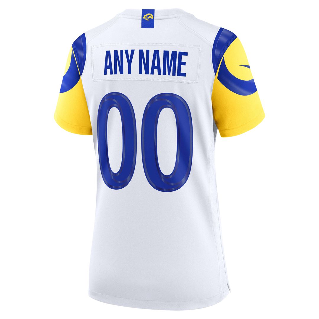 Los Angeles Rams Women's Custom Jersey - White