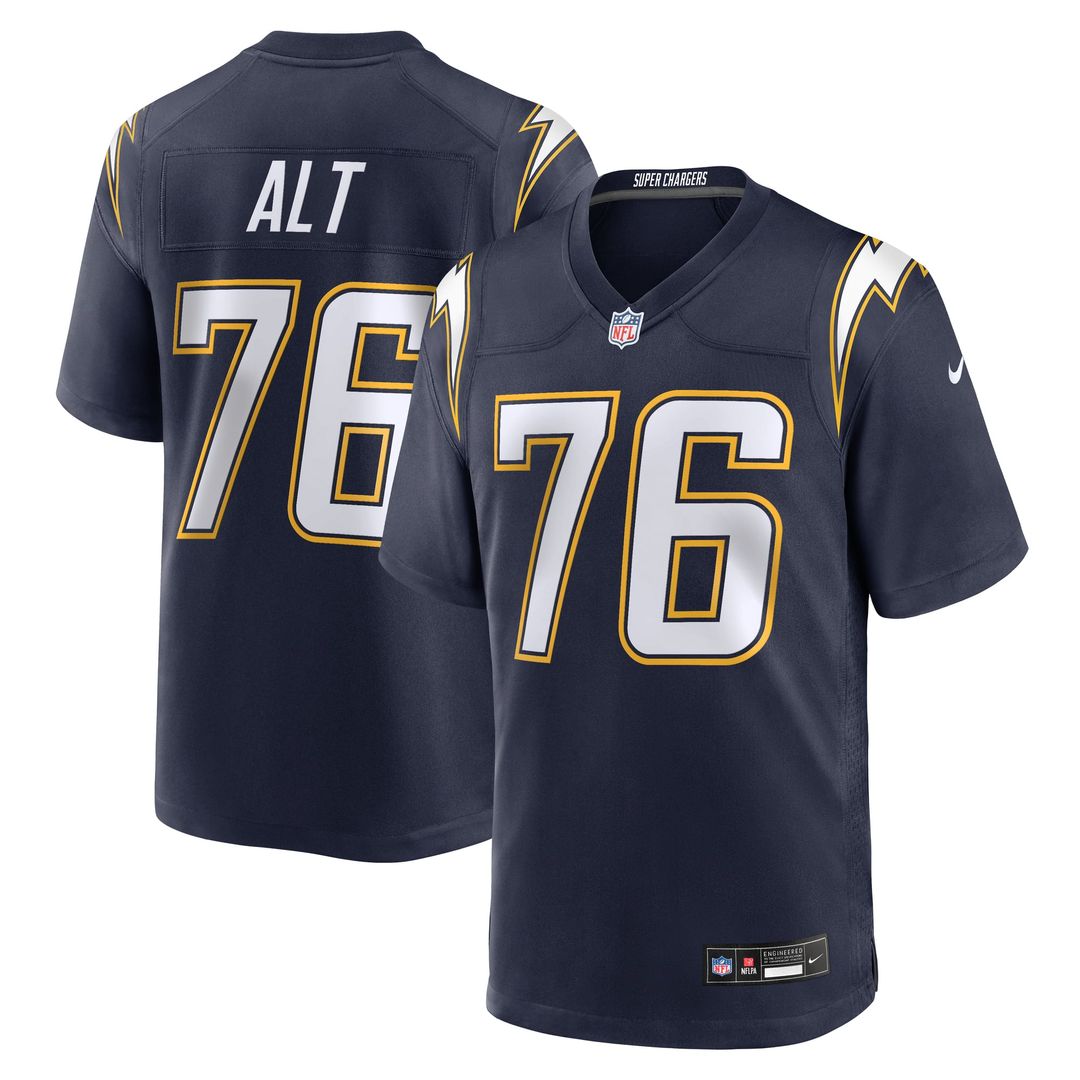 Joe Alt Los Angeles Chargers Player Jersey - Powder Blue