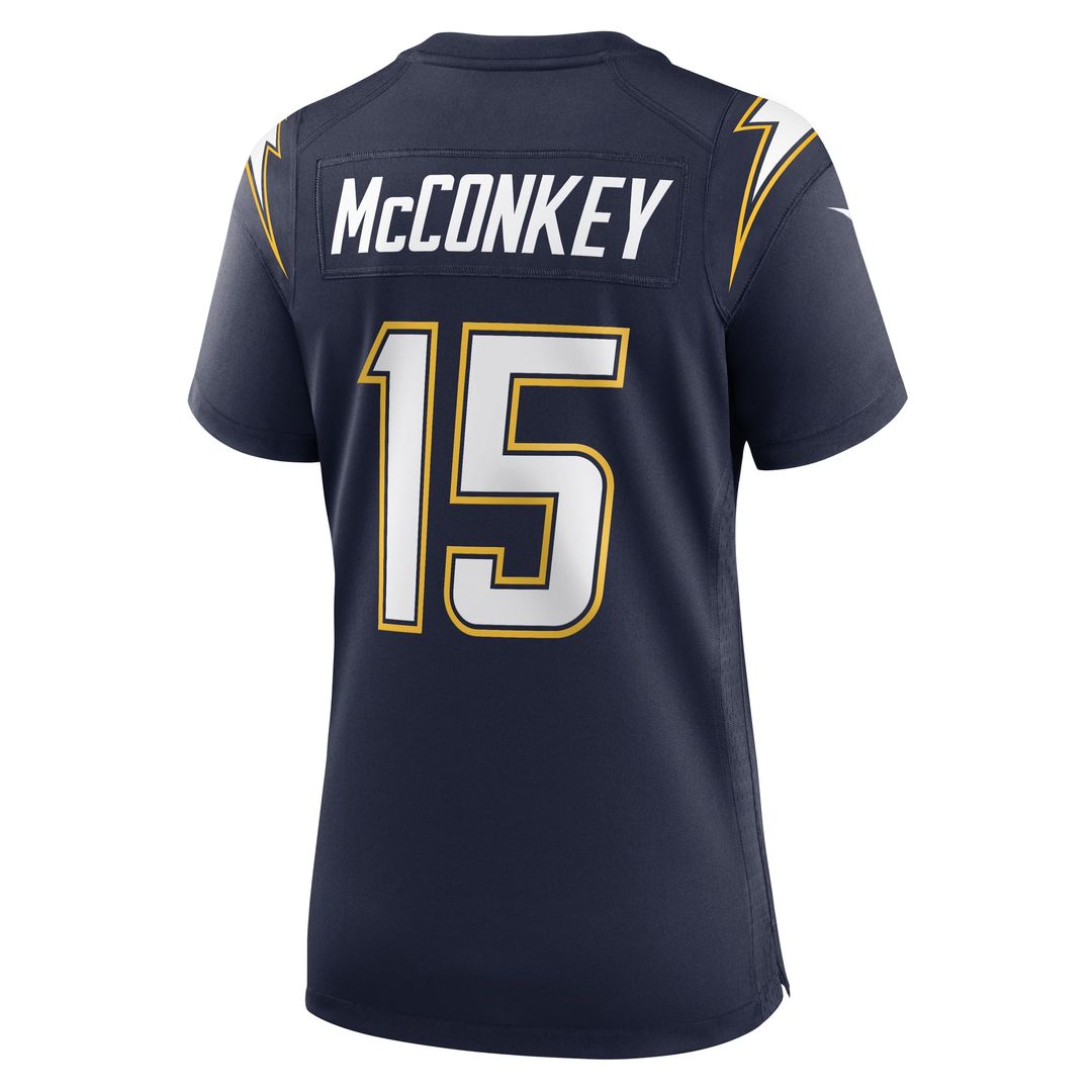 Ladd McConkey Los Angeles Chargers Women's Alternate Super Chargers Jersey - Navy
