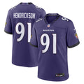 Trey Hendrickson Baltimore Ravens Team Jersey - Purple