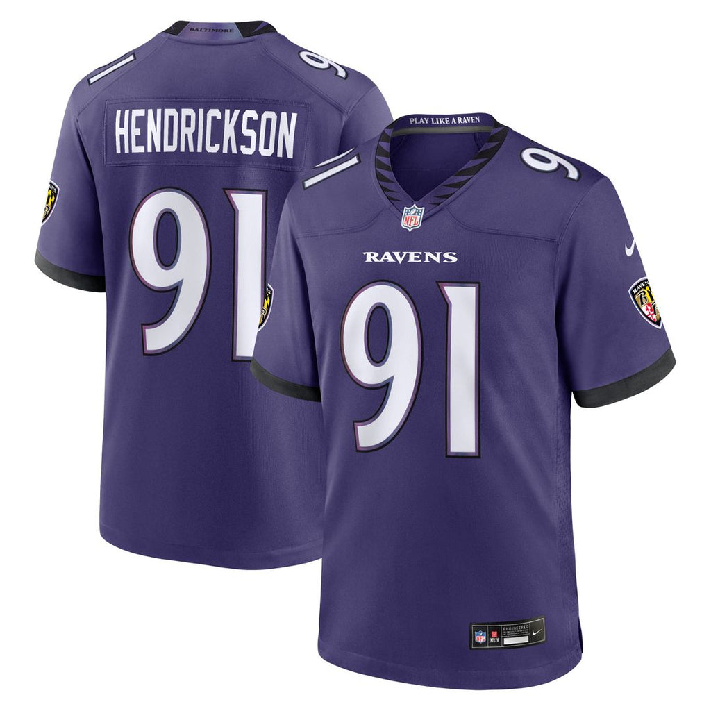 Trey Hendrickson Baltimore Ravens Alternate Jersey - Black