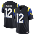 Puka Nacua Los Angeles Rams Rivalries Collection Stitched Jersey - Dark Blue
