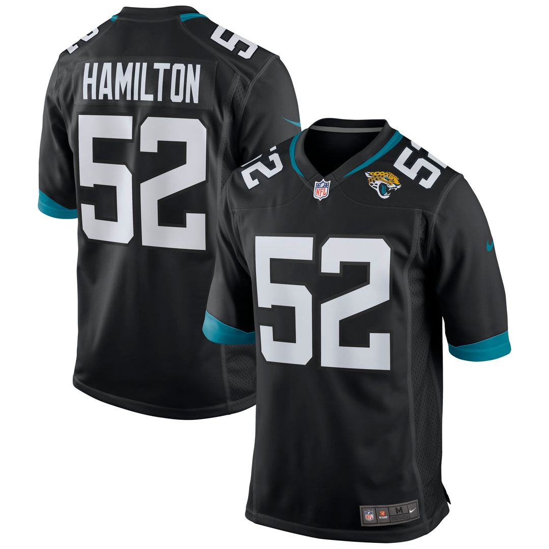 DaVon Hamilton Jacksonville Jaguars Jersey - Teal