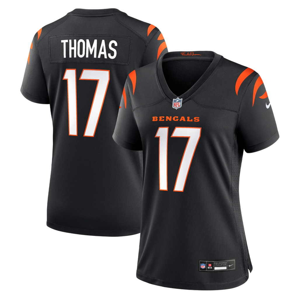 Noah Thomas Cincinnati Bengals Women's Team Jersey - Black