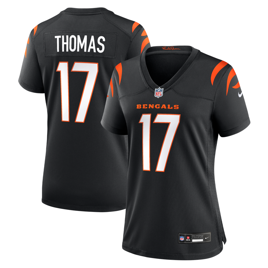 Noah Thomas Cincinnati Bengals Women's Team Jersey - Black