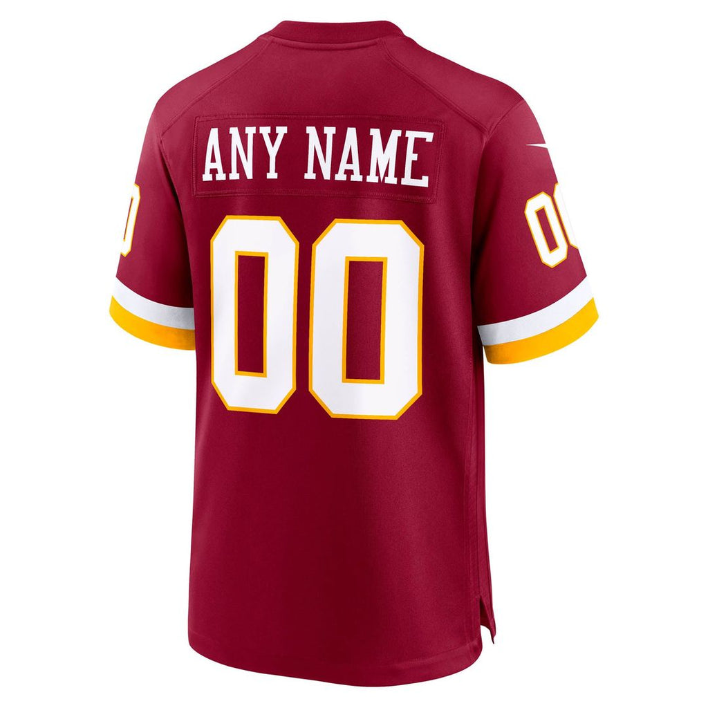 Washington Commanders Custom Jersey - Burgundy