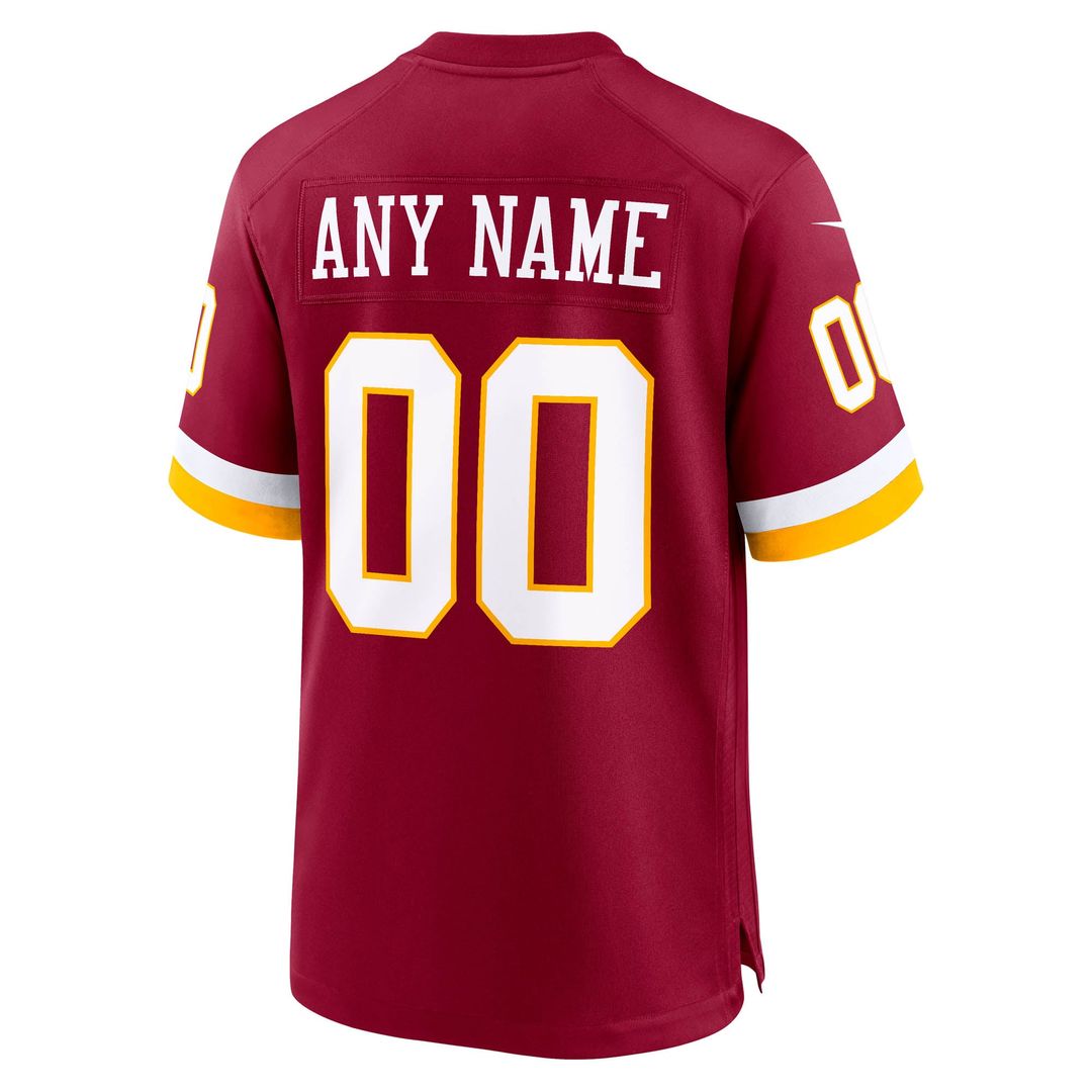 Washington Commanders Custom Jersey - Burgundy