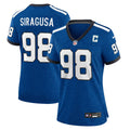 Tony Siragusa Indianapolis Colts Women's Indiana Nights Alternate Jersey - Royal