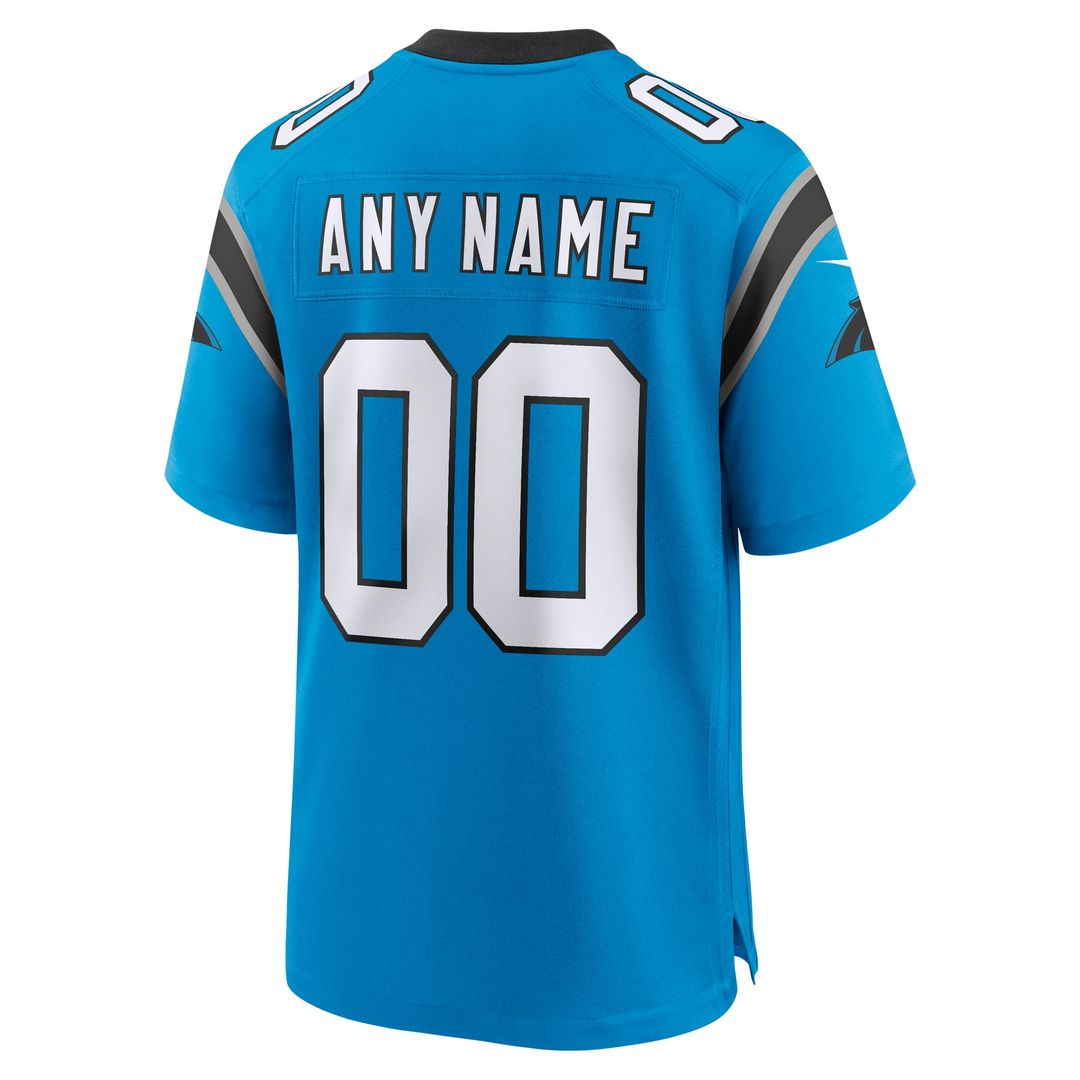 Carolina Panthers Alternate Custom Jersey - Blue