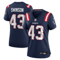 Bradyn Swinson New England Patriots Women's Team Jersey - Navy
