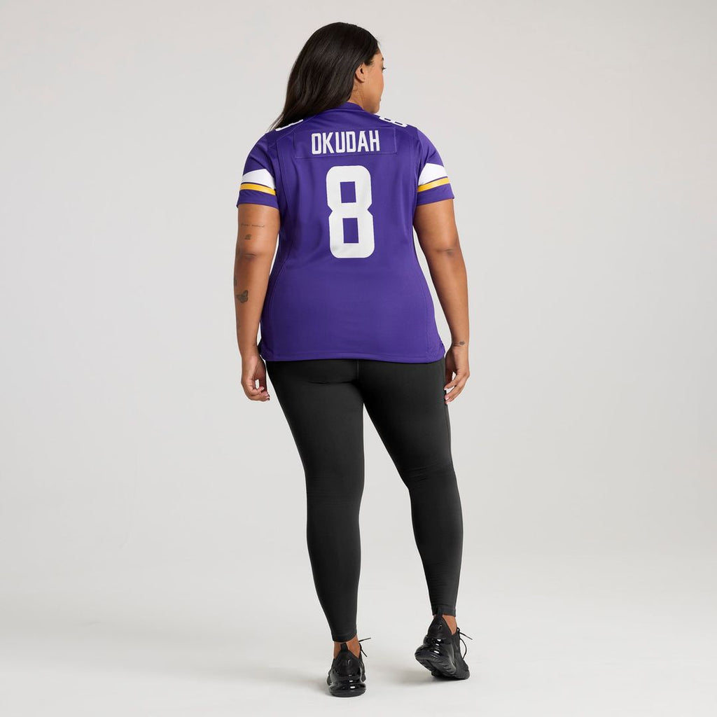 Jeff Okudah Minnesota Vikings Women's Team Jersey - Purple