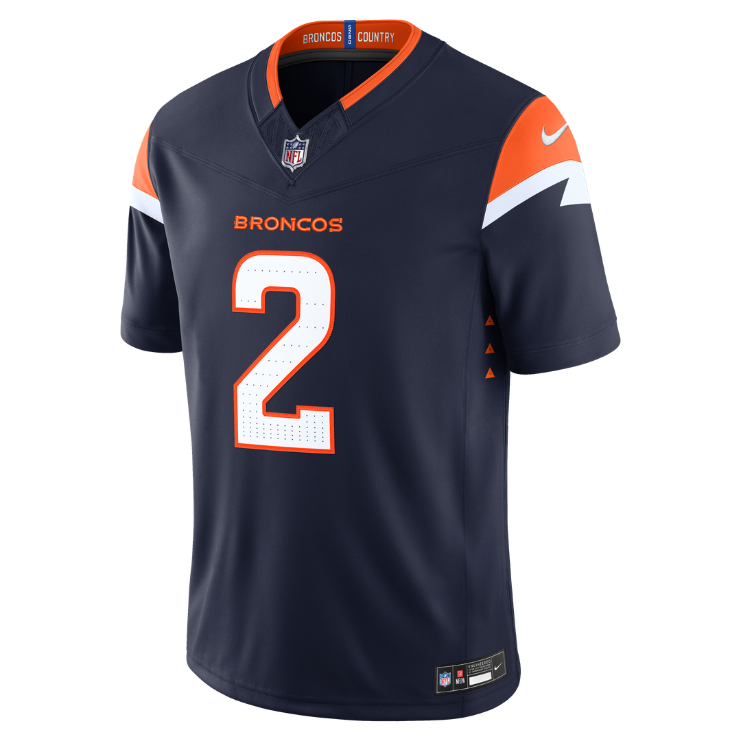 Patrick Surtain II Denver Broncos Alternate Stitched Jersey - Navy
