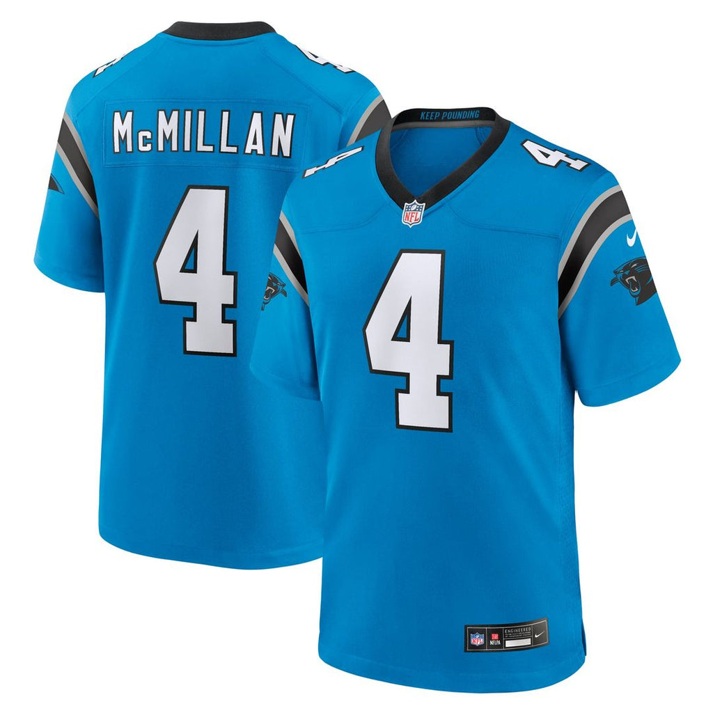 Tetairoa McMillan Carolina Panthers Team Jersey - Black