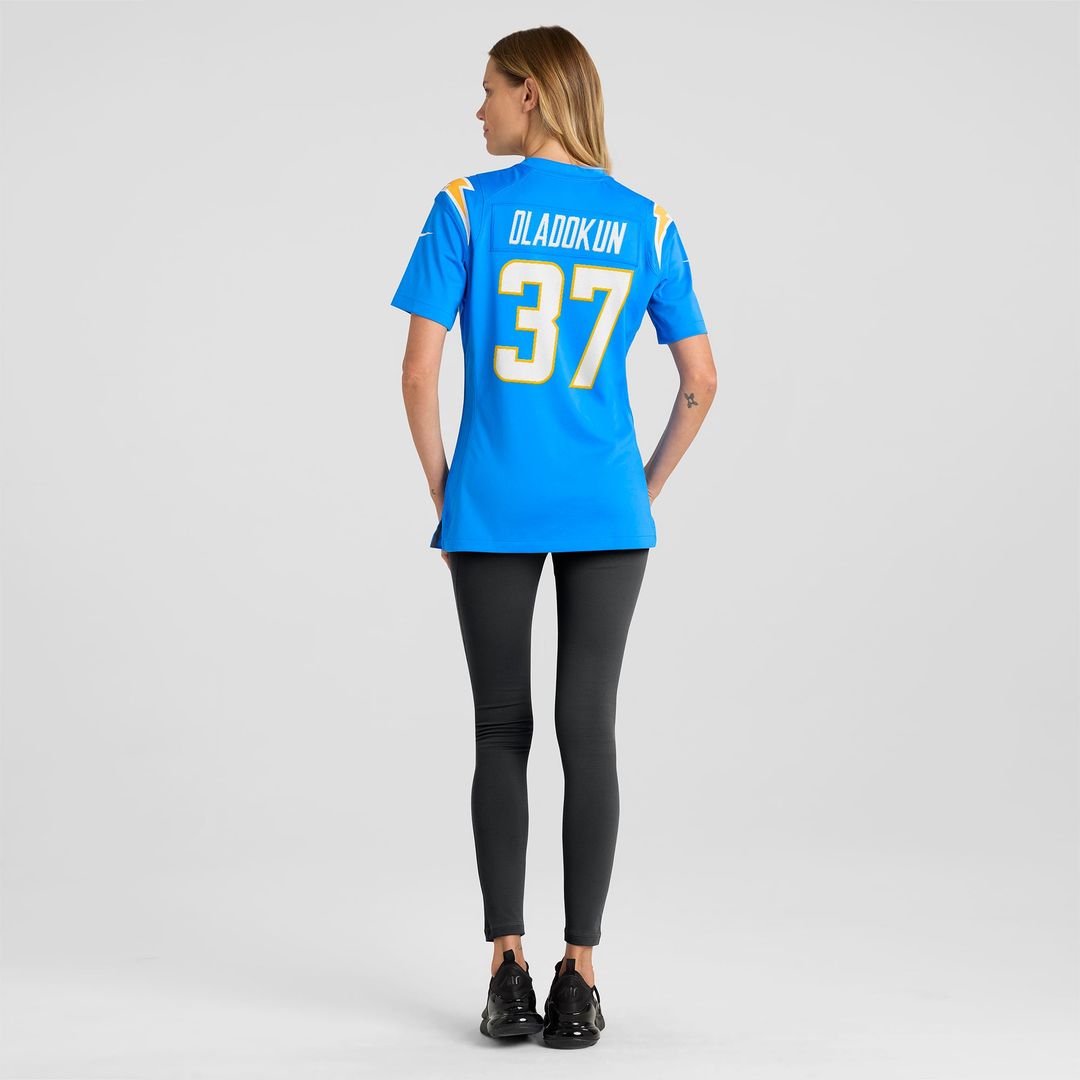 Oladokun Los Angeles Chargers Women's Team Jersey - Powder Blue