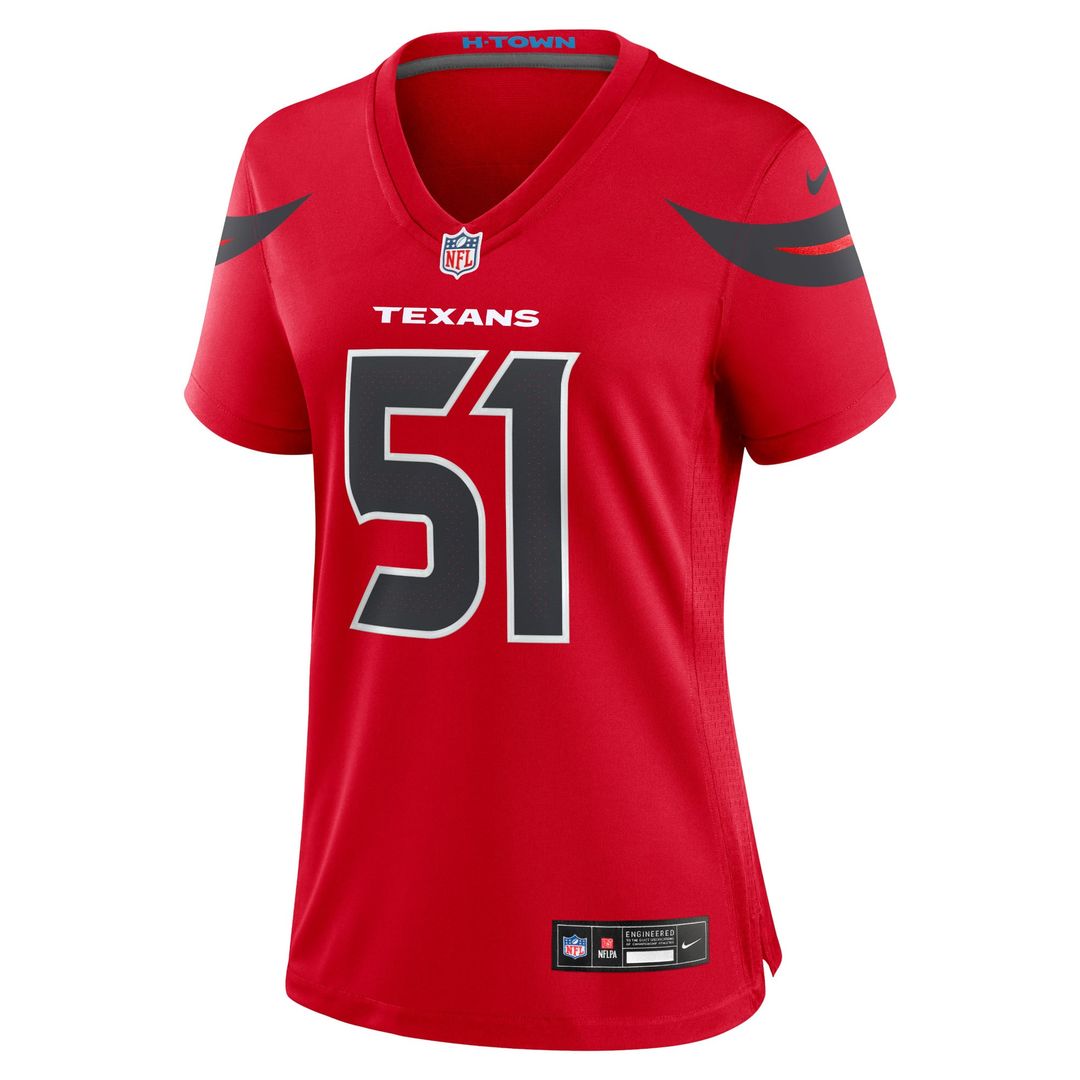 Will Anderson Jr. Houston Texans Women's Alternate Jersey - Red