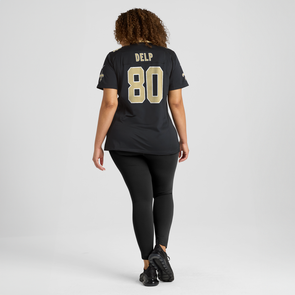 Oscar Delp New Orleans Saints Women's Team Jersey - Black