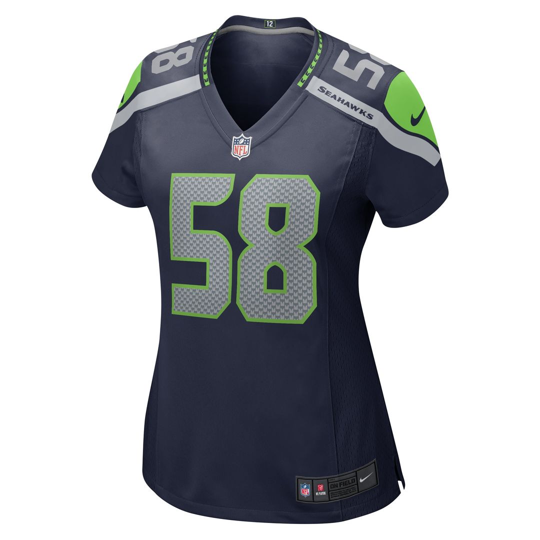 Derick Hall Seattle Seahawks Women's Team Jersey - College College Navy