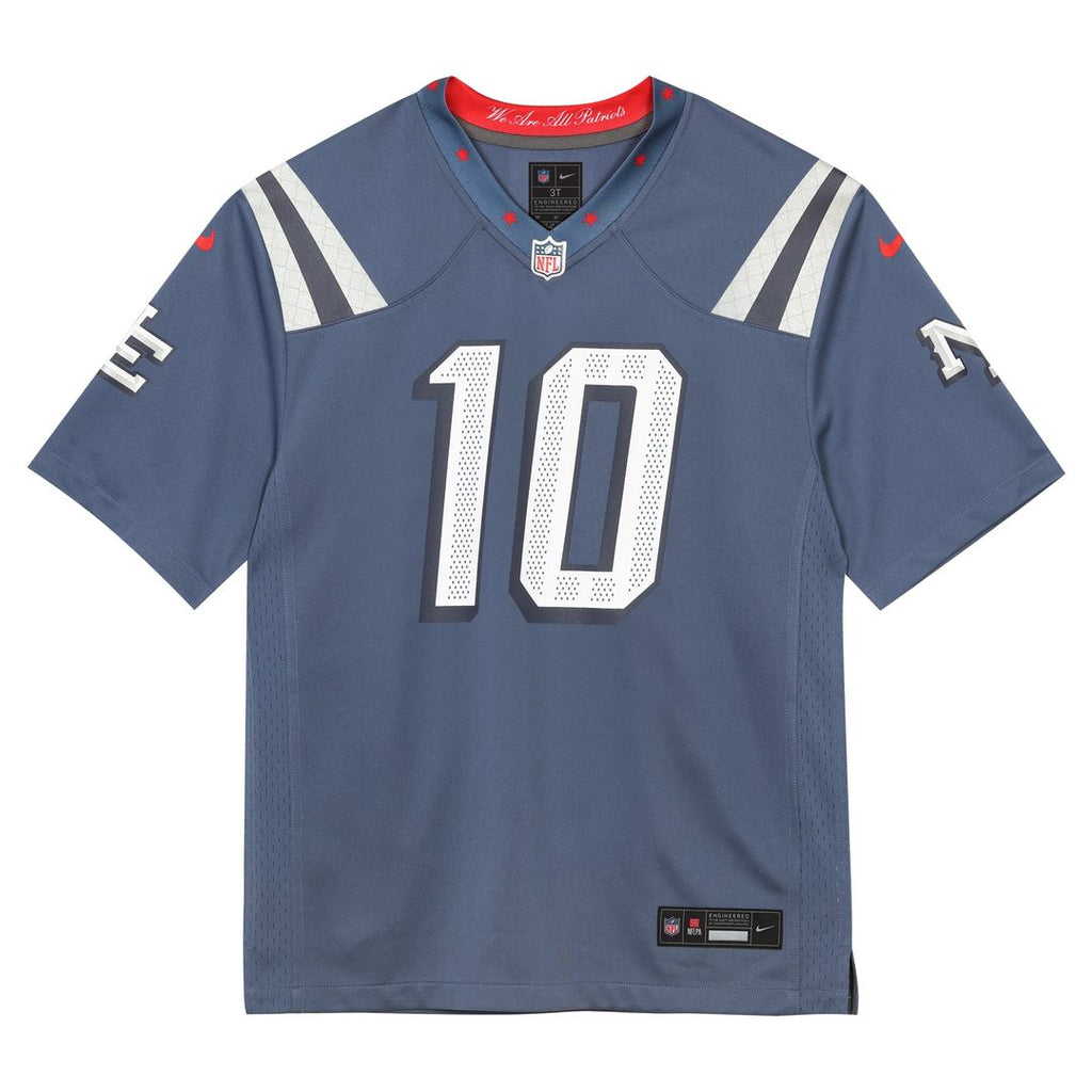 Drake Maye New England Patriots Preschool Rivalries Collection Jersey - Blue