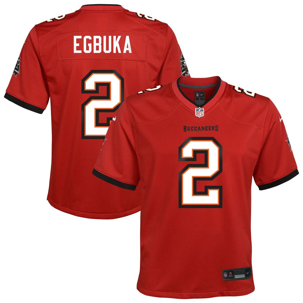 Emeka Egbuka Tampa Bay Buccaneers Youth Team Jersey - Red