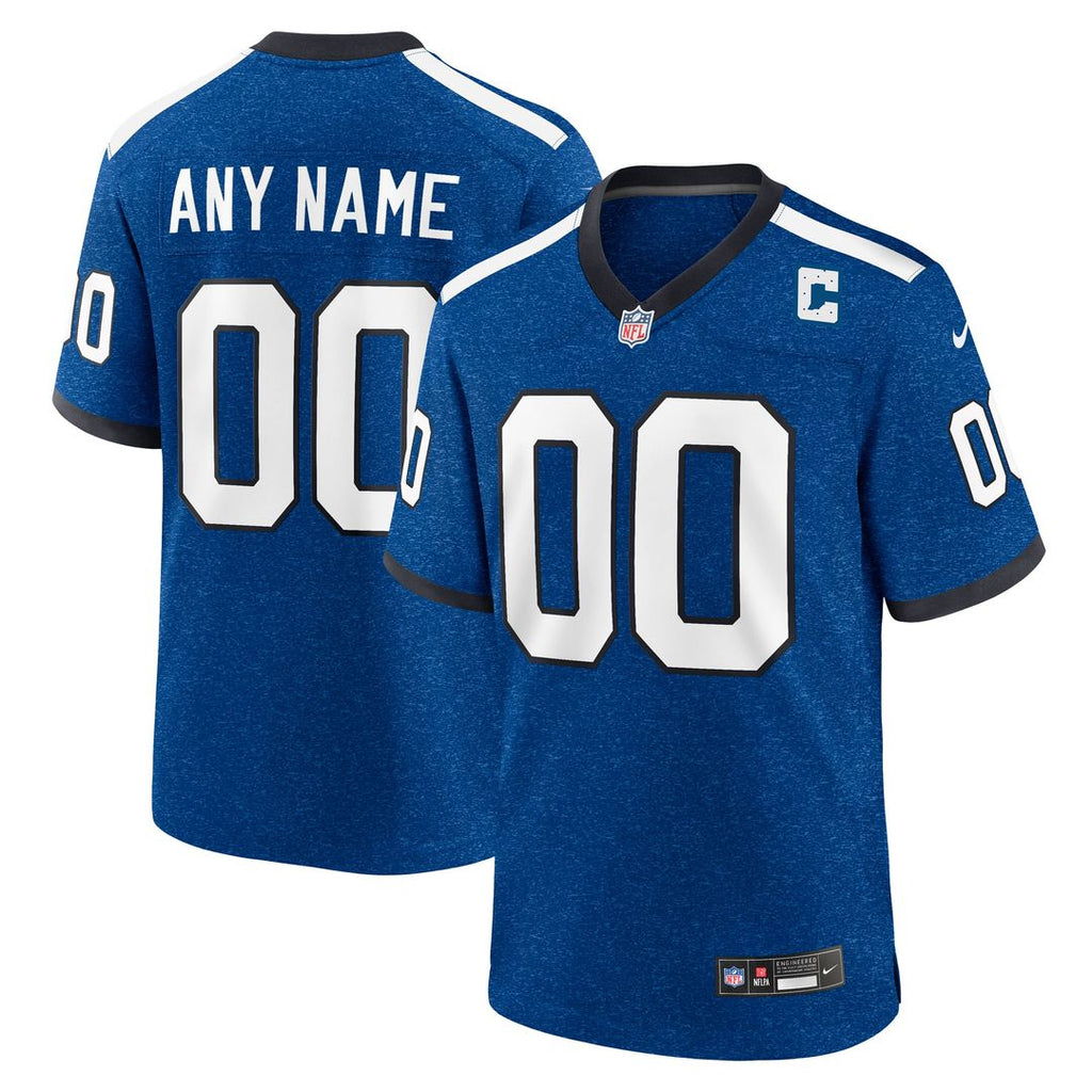 Indiana Nights Indianapolis Colts Alternate Custom Jersey - Blue