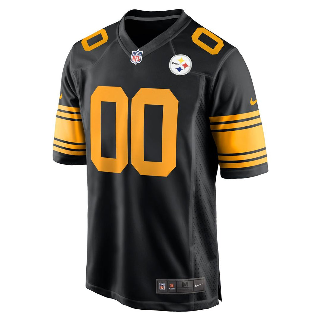 Pittsburgh Steelers Alternate Custom Jersey - Black