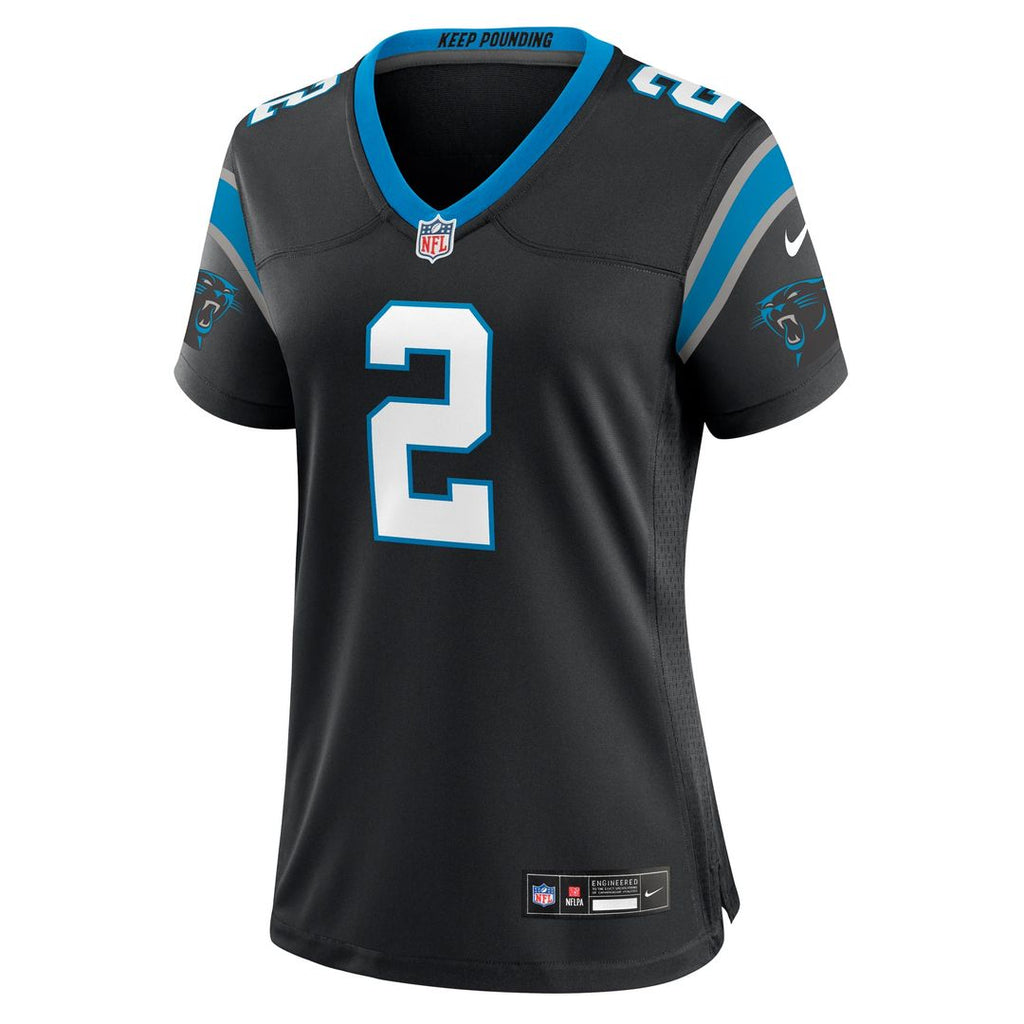 Mike Jackson Carolina Panthers Women's Jersey - Black