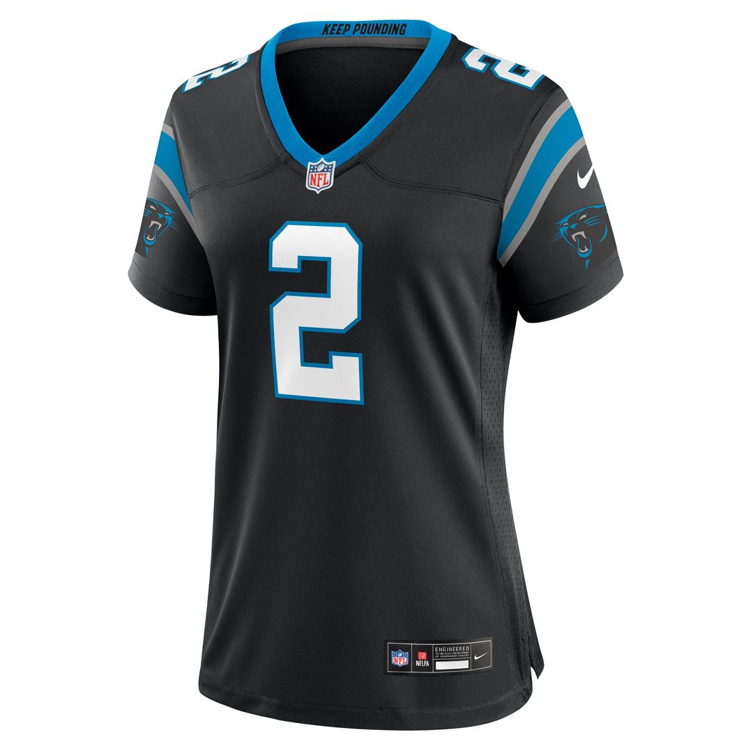 Mike Jackson Carolina Panthers Women's Jersey - Black