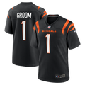 Number 1 Groom Cincinnati Bengals Jersey - Black