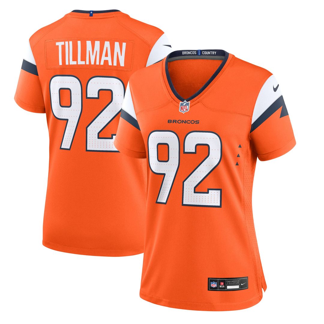 Dondrea Tillman Denver Broncos Women's Team Jersey - Orange