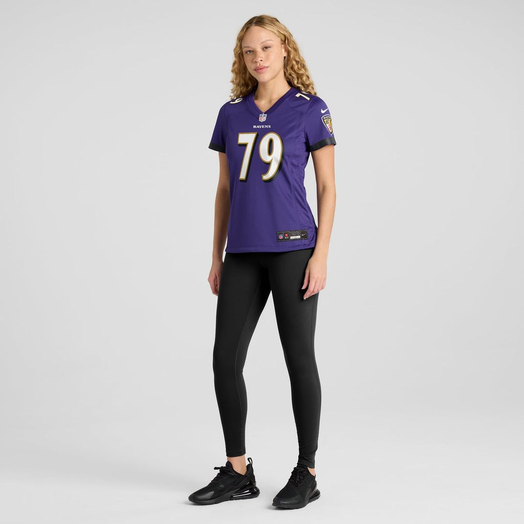 Ronnie Stanley Baltimore Ravens Women's Jersey - Purple